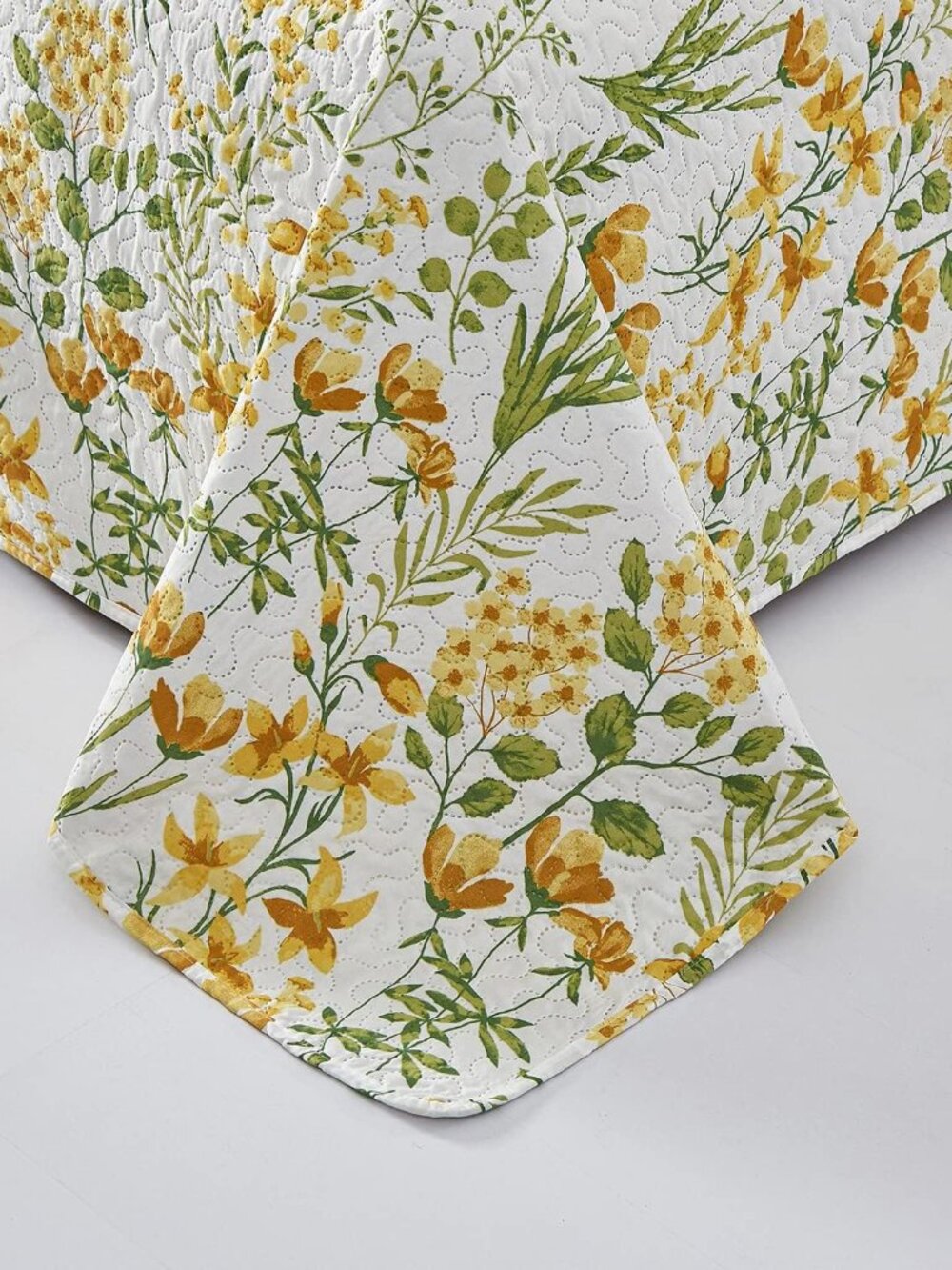 Floral Quilt Sets Full/Queen Size Reversible Countryside Bedspread Coverlets Lig - Picture 6 of 7